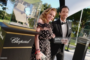 attends the cocktail at the amfAR Gala Cannes 2018 at Hotel du Cap-Eden-Roc on May 17, 2018 in Cap d'Antibes, France.