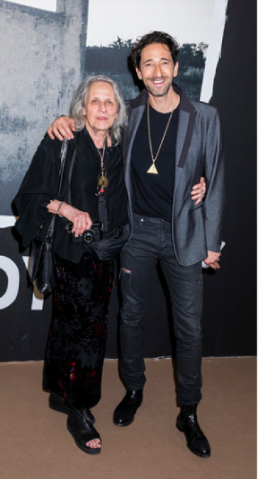 Adrien Brody and his mother Sylvia Plachy