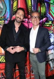 BERLIN, GERMANY - APRIL 24: Adrien Brody and CEO Montblanc Nicolas Baretzki attend the "To Berlin and Beyond with Montblanc: Reconnect To The World" launch event at Metropol Theater on April 24, 2019 in Berlin, Germany. (Photo by Gisela Schober/Getty Images for Montblanc)